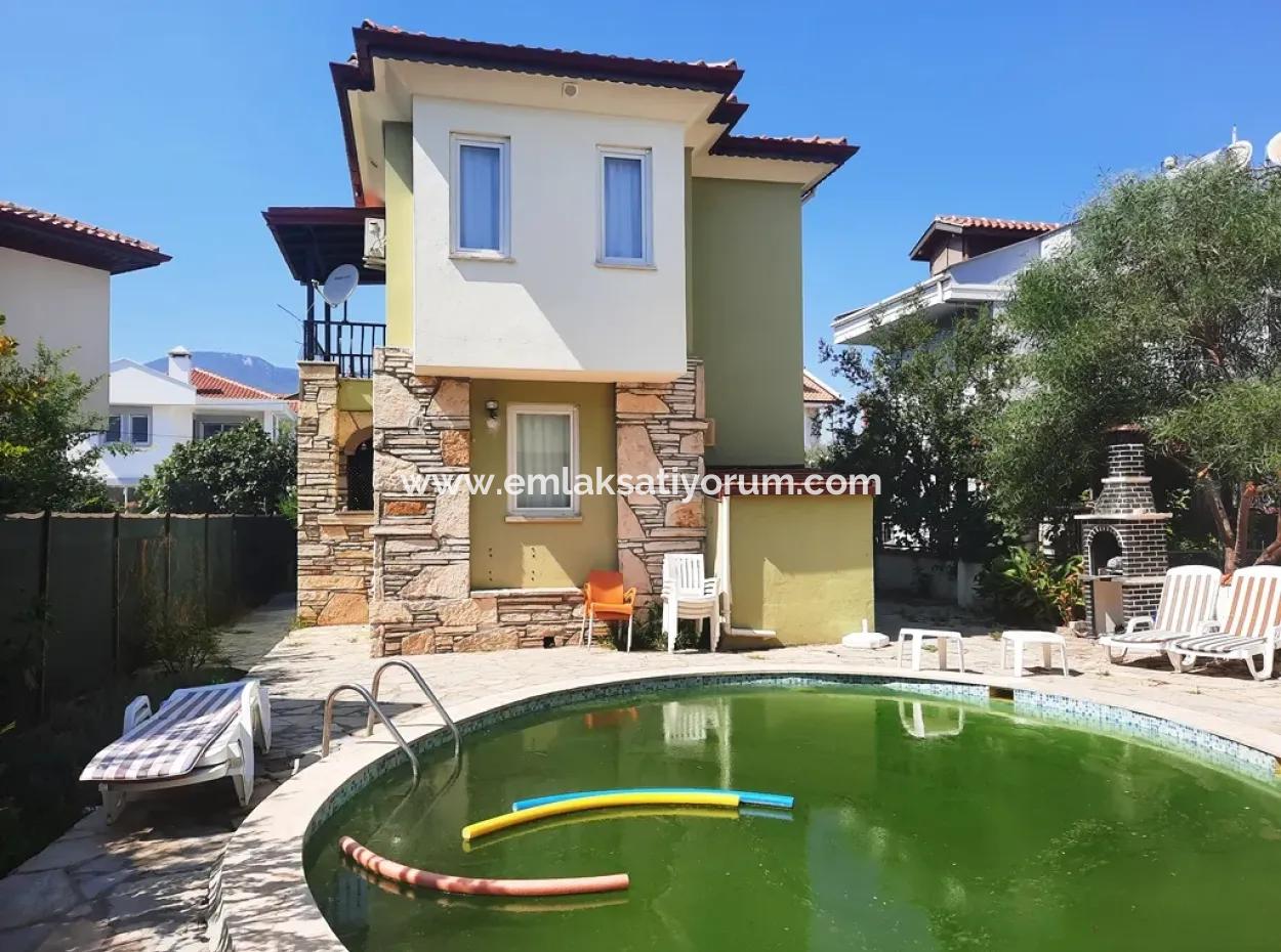 Mugla Dalyan Schnäppchen 2+ 1 Schwimmbad Villa Zum Verkauf