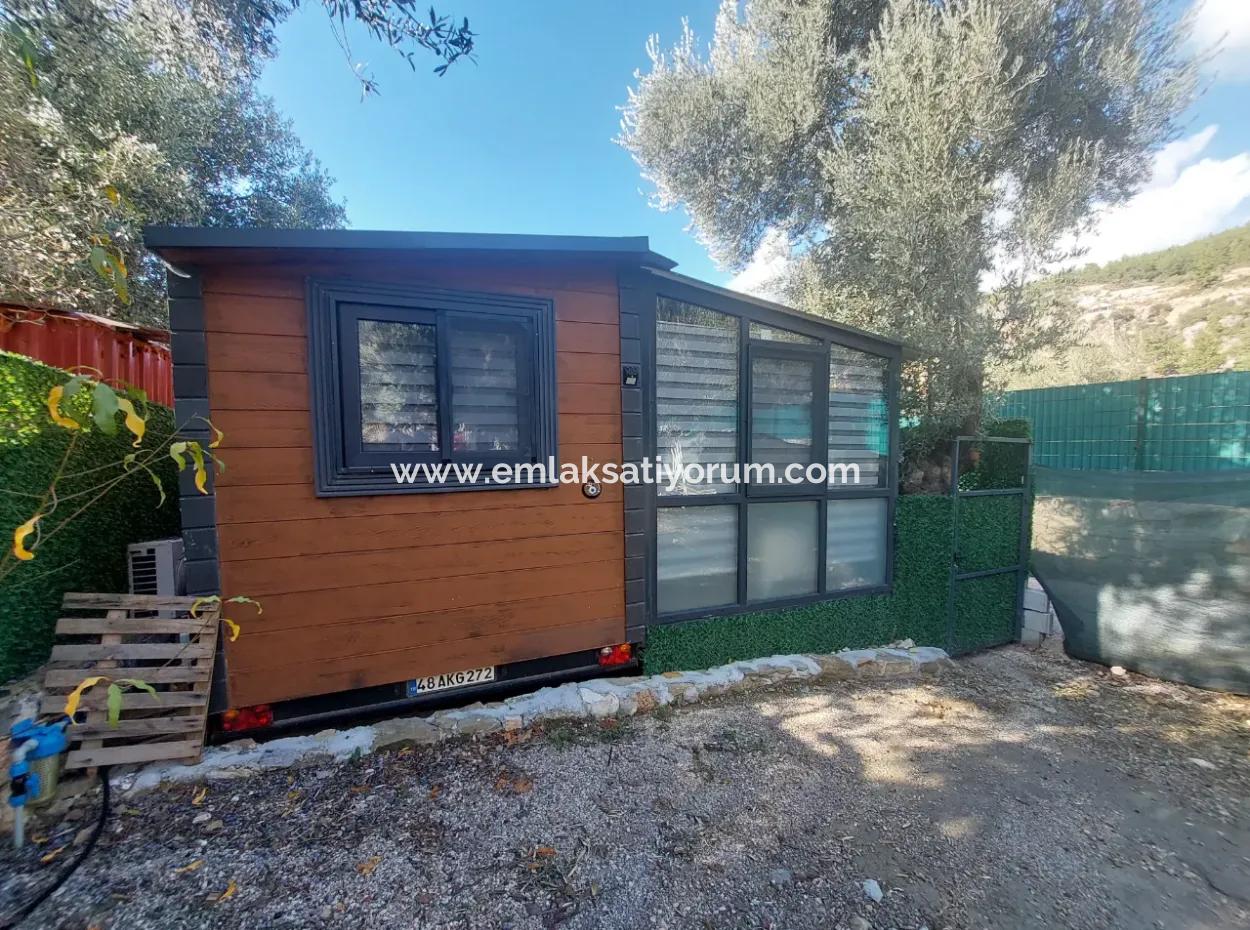 Tiny House Mit Schwimmbad In Der Natur Und Dorfhaus Zum Notverkauf Auf 1 388 M2 Land In Göcek