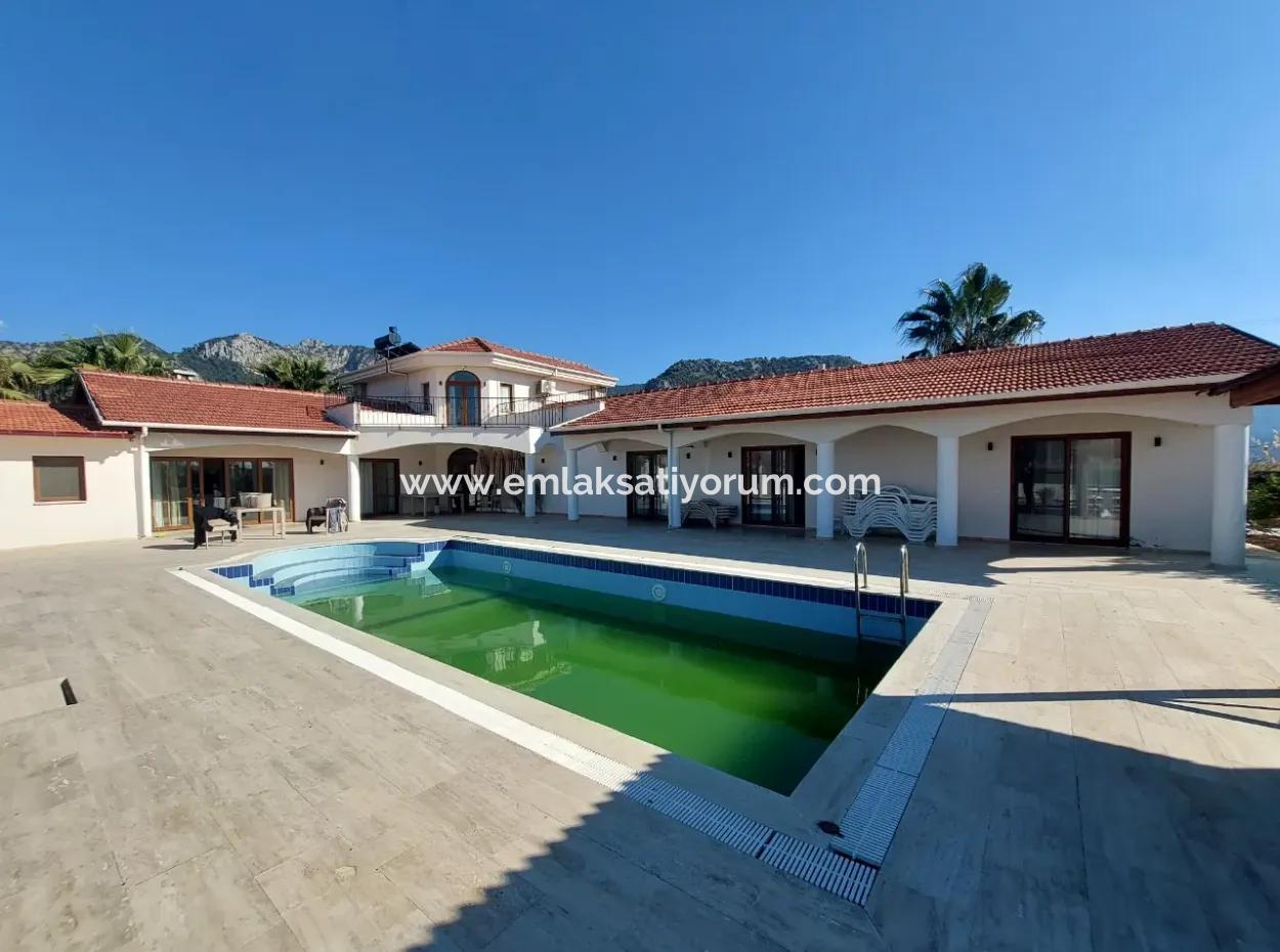 5 In 1 Luxusvilla Mit Pool Auf 6.000 M2 Land In Muğla Ortaca Dalyan Zu Verkaufen