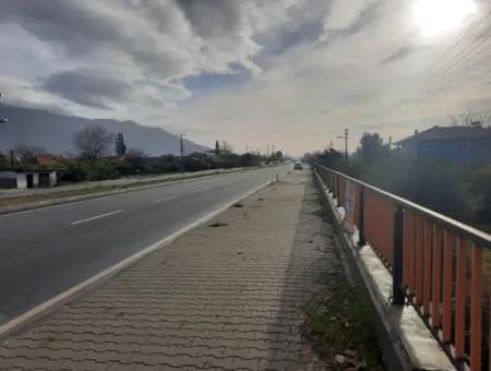 Antalya - Izmir Main Road Zero Tankstelle Geeignet Netto 2800M2 Gewerbegrundstück Zum Verkauf In Köyceğiz