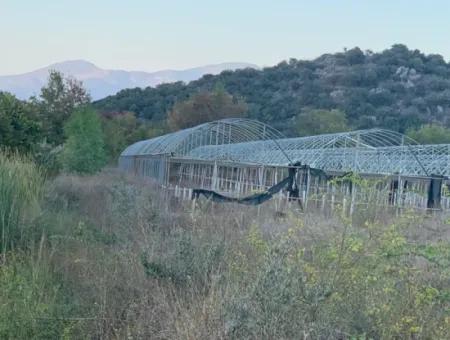 26.200 M2 Freistehendes Feld Und 3.000 M2 200 Akaoda Werkstatt In Ortaca Güzelyurt