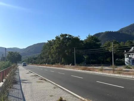 Antalya - Izmir Main Road Zero Tankstelle Geeignet Netto 2800M2 Gewerbegrundstück Zum Verkauf In Köyceğiz