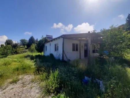 5 000 M2 Grundstück In Çameli Kızılyaka 2 In 1 Einfamilienhaus Und Scheune Zu Vermieten