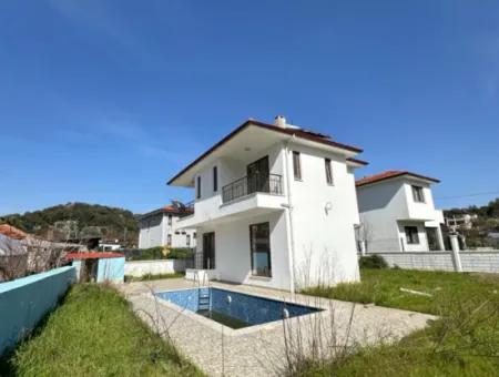 Muğla Ortaca Mergenli Mahde 3 1 Freistehende Maisonette-Villa Mit Pool Zum Verkauf