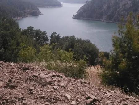 Ackerland Zum Verkauf In Dalaman Bozbel Auch Mit Blick Auf Den See Damm