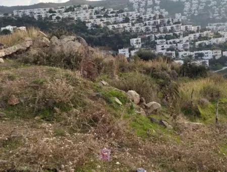 Grundstück Mit Meerblick Zum Verkauf In Bodrum Bitez