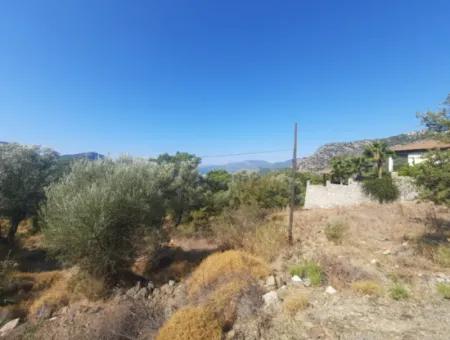 Mugla Gökbelde See- Und Meerblick 1000M2 Land Zum Verkauf