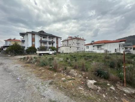 517M2 3-Stöckiges Zoniertes Grundstück Zum Verkauf In Ortaca Çaylı