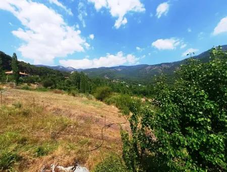 Köycegiz Yayla, Agla Dorf Zum Verkauf Freistehendes Land Geeignet Für Investitionen Mit Seeblick