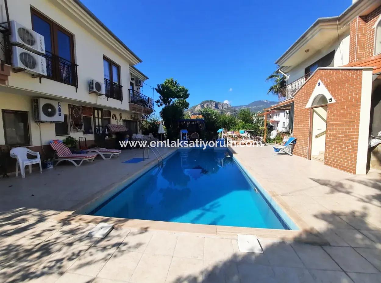 Mugla Ortaca Dalyan 2+ 1 Ground Floor Apartments With Swimming Pool For Rent