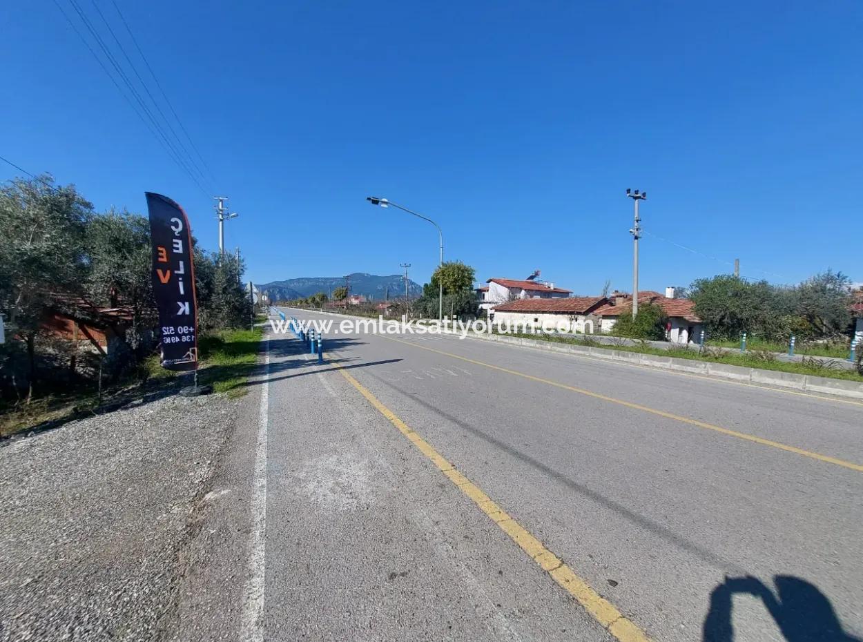 740 M2 Land On The Main Road In Ortaca Okçular For Sale