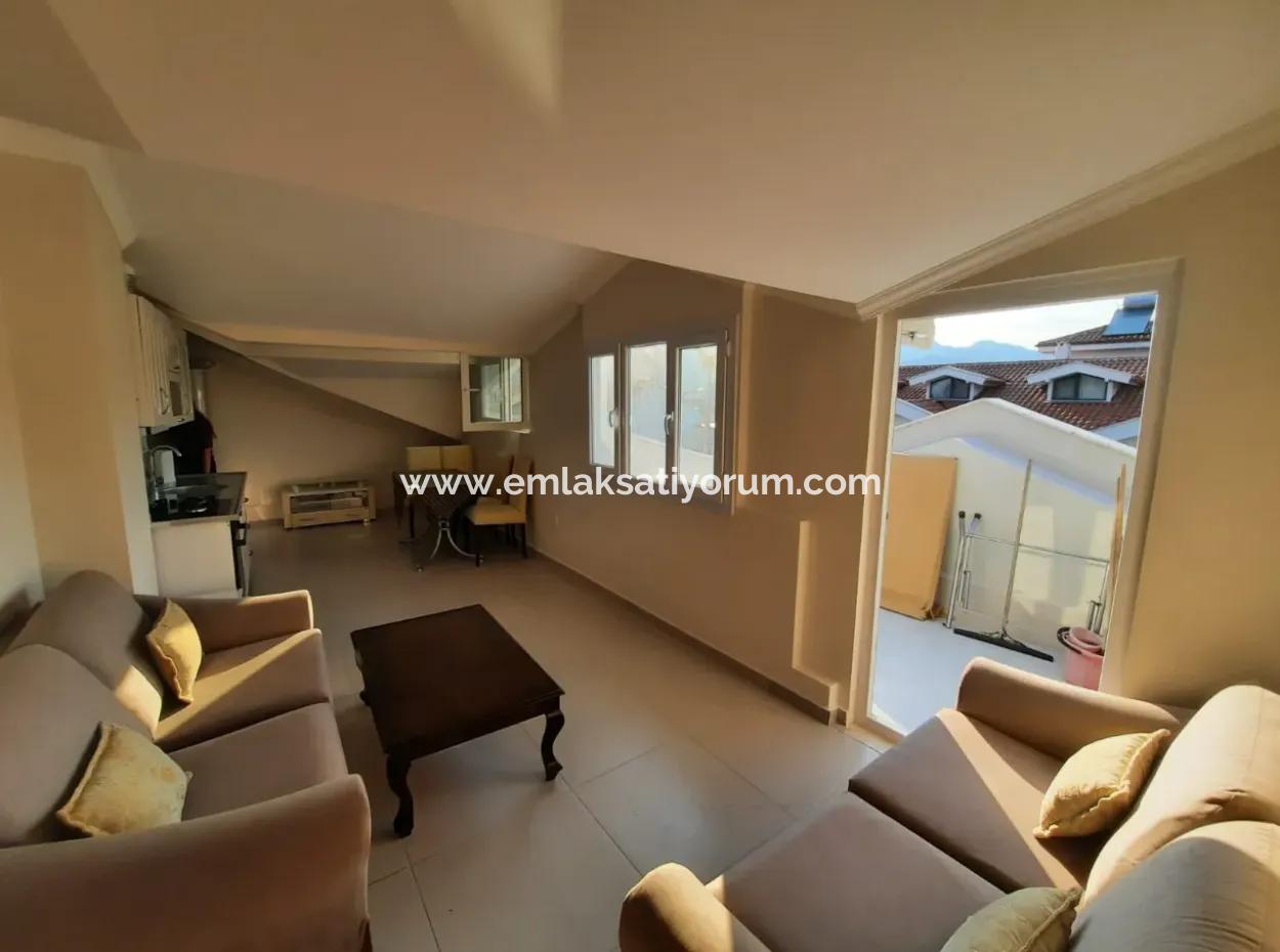 Furnished 1 1 Penthouse Apartment For Rent In The Center Of Dalyan, Mugla