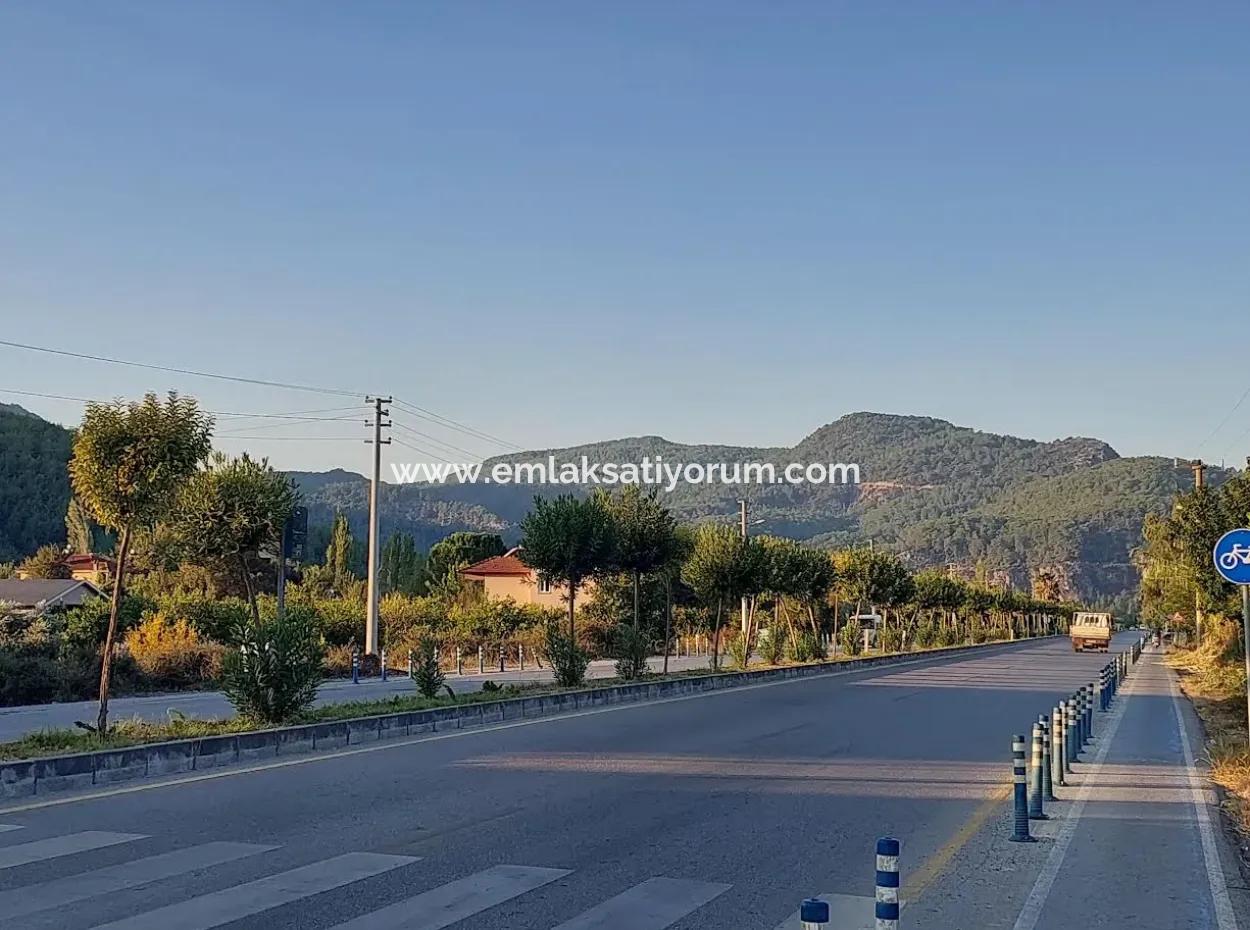 500 M2 Land On The Main Road In Muğla Ortaca Kemaliye For Sale Or Exchange