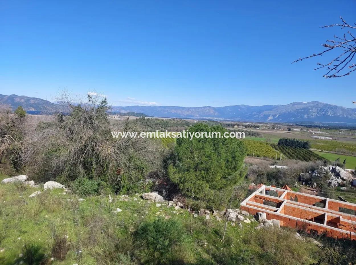 1.000M2 Detached Land With Köyceğiz Lake View For Sale In Dalyan