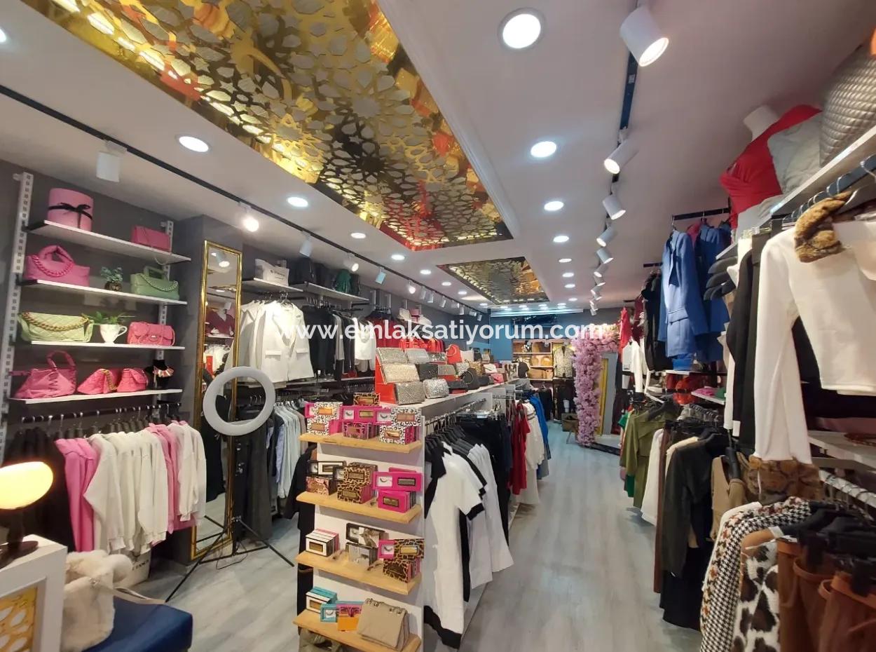 50M2 Women's Clothing Store In Ortaca Center Is For Rent.