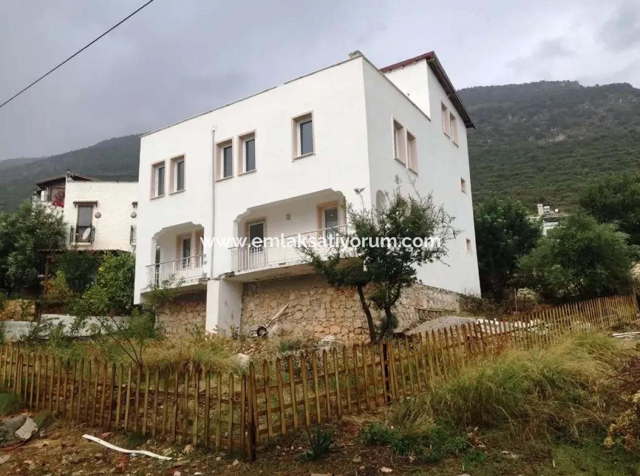 Nov 2 Storey Detached House With Sea Views For Sale In Antalya Gokceoren