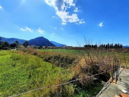 Mugla Dalyan 3500 M2 Land 120 M2 Single Storey Detached House For Sale