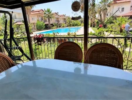 Well-Maintained 4 1 Triplex For Sale On Mugla Dalaman Swimming Pool Site