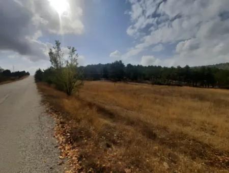 6 230 M2 Detached Land For Sale Or Exchange On The Old Acıpayam Road In Çameli Cumanda