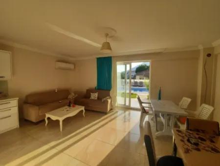 Muğla Dalyanda 990 M2 Land, 75 M2, 2 1 Ground Floor Apartment For Rent