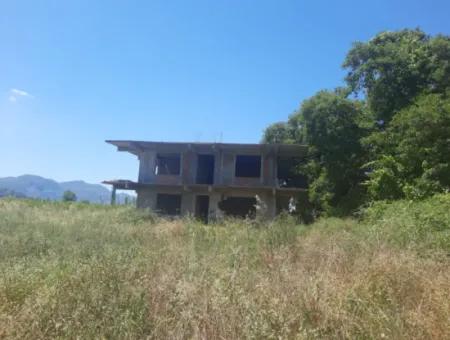 10 000 M2 Land For Sale With House In 2-Storey Rough Construction Between Ortaca Hill And Muğla Ortaca.