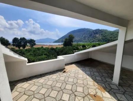 1 570 M2 Land In Köyceğiz Çandır, Muğla, Swimming Pool, Lake View Triplex For Sale