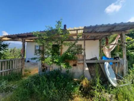 5 000 M2 Land In Çameli Kızılyaka 2 In 1 Detached House, And Barn For Rent