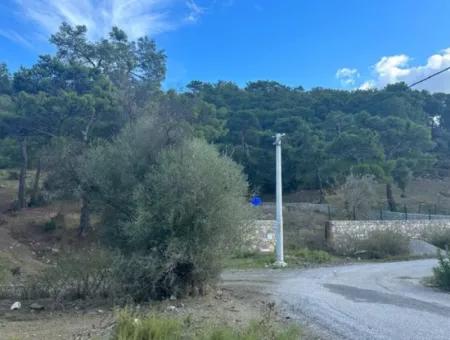 1084 M2 Corner Parcel For Sale In Dalyan Gökbelde