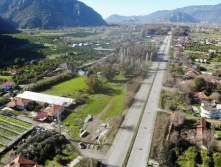 3.577M2 Field For Sale With 100M Frontage To The Main Road On Ortaca - Dalyan Road