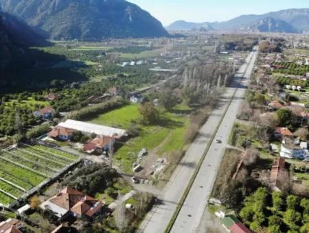 3.577M2 Field For Sale With 100M Frontage To The Main Road On Ortaca - Dalyan Road