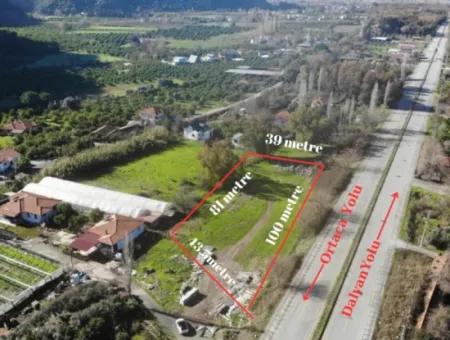 3.577M2 Field For Sale With 100M Frontage To The Main Road On Ortaca - Dalyan Road