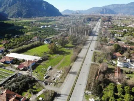 3.577M2 Field For Sale With 100M Frontage To The Main Road On Ortaca - Dalyan Road