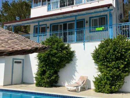 Muğla Dalyan Gökbelde Sea View Detached Furnished Villa For Rent