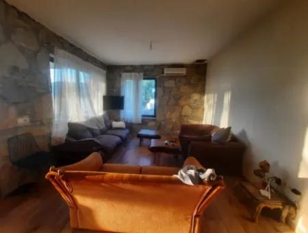 Muğla Dalyan Gökbelde Sea And Lake View, Swimming Pool, Furnished Stone House For Rent