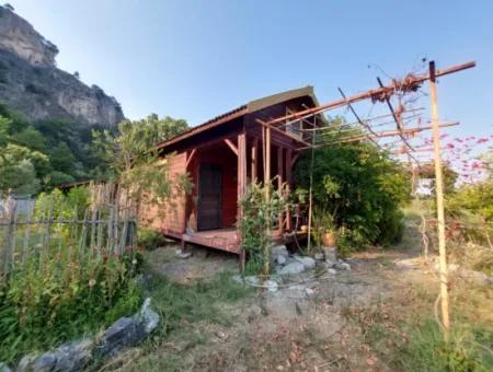 Single Storey House For Sale On 15 000M2 Detached Land Close To Dalyan Canal In Köyceğiz Çandırda