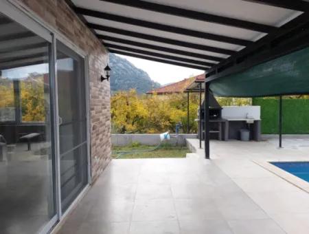 4 In 1 Detached Luxury Villa With Swimming Pool For Rent In Dalyan, Mugla