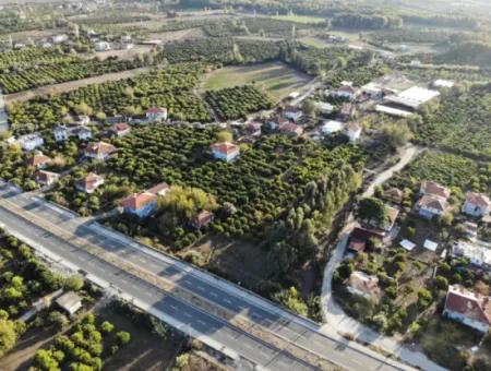 Muğla Köyceğizde Antalya - Izmir Main Road Zero Fuel Station Suitable Commercial Zoned Land For Sale