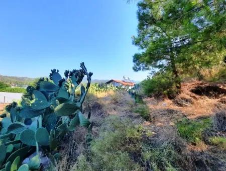 Plot Of Land With Sea Views For Sale In Fethiye Ciftlikkoy