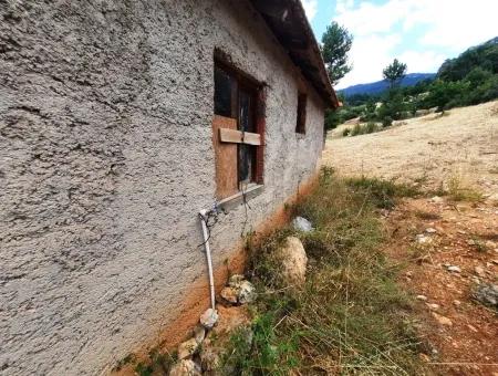 7 350 M2 Detached Land And House For Sale Or In Exchange With Apartment In Çameli Cevizli