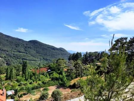 Köycegiz Yayla, Agla Village For Sale Detached Land Suitable For Investment With Lake View