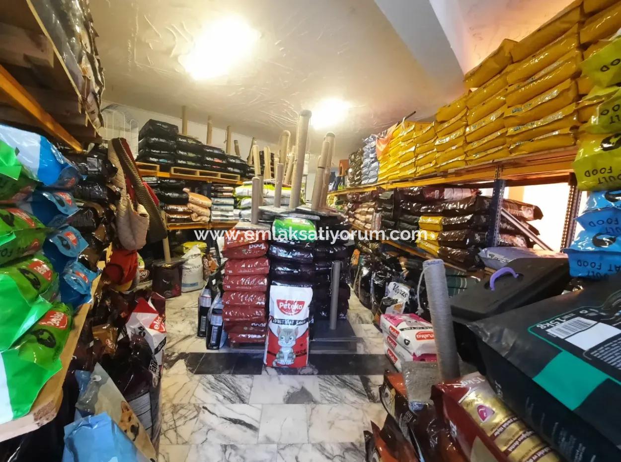 Muğla Ortaca Dalyan Merkezde Devren Kiralık 200 M2 Petshop Dükkânı