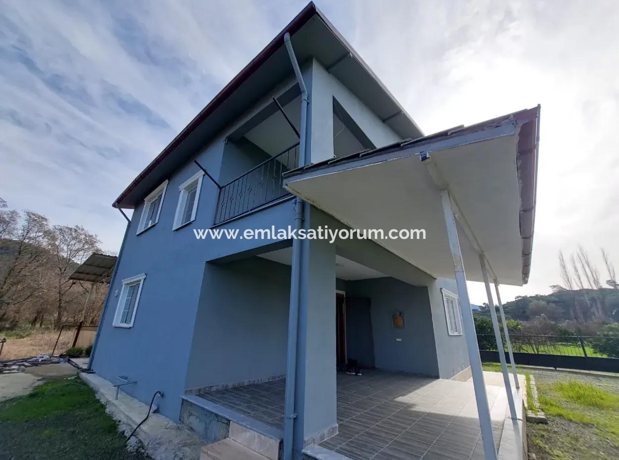 Muğla Dalyan Eskiköy'de Doğanın Kalbinde 4+1 Eşyasız Geniş Villa Yıllık Kiralık 