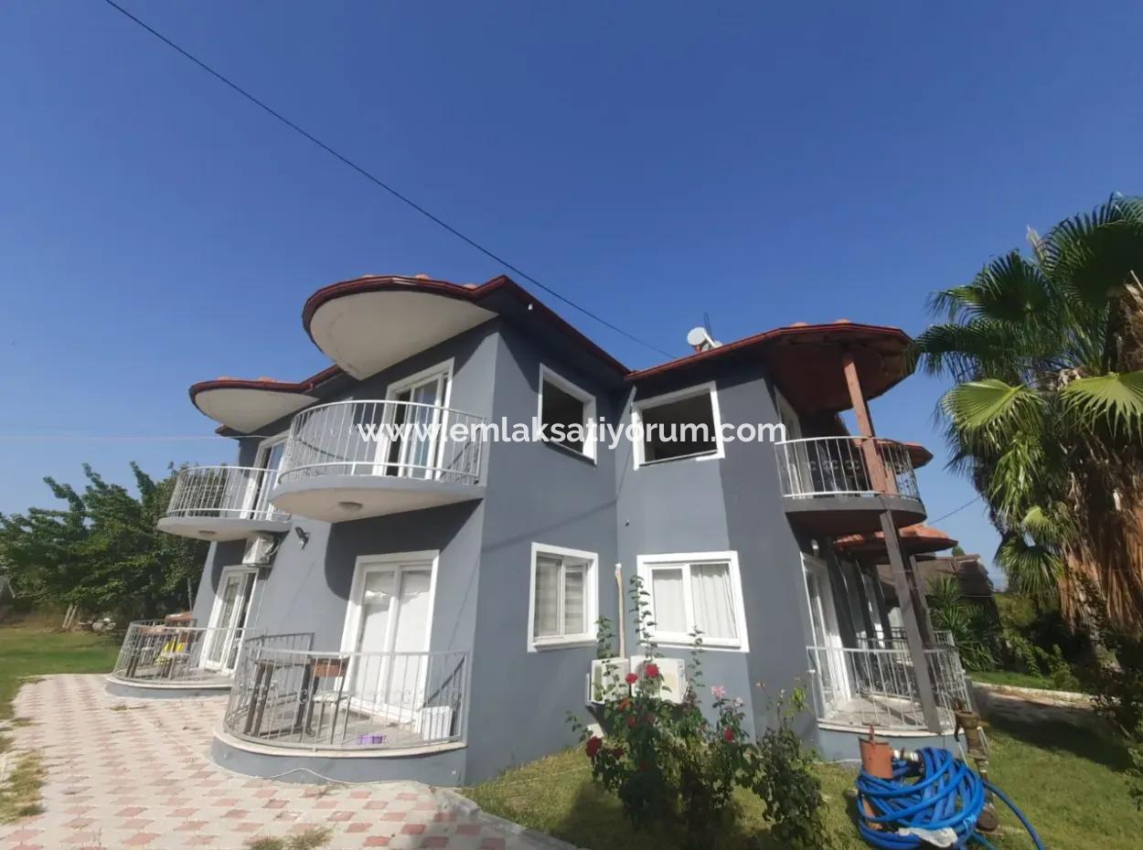 Ortaca Okçularda 1.350M2 Arazide 500 M2 Kullanım Alanı Olan  Yüzme Havuzu Apart Otel Kiralık