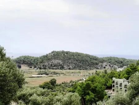 Muğla Sarıgermede Satılık Deniz Manzaralı Arsalar