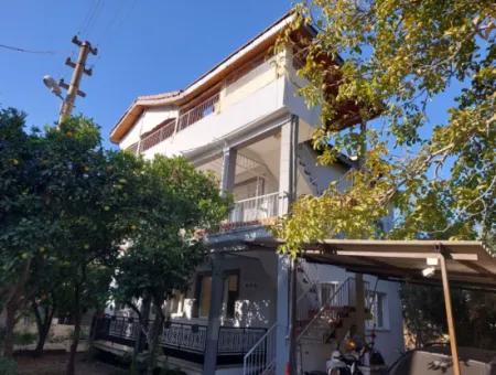 Muğla Ortaca Dalyanda  2+1, 90 M2  Giriş Kat Bahçeli Daire Satılık