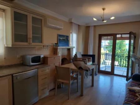 Muğla Dalyanda Yüzme Havuzlu 2+1, 60 M2 Eşyalı Kelepir Daire Satılık